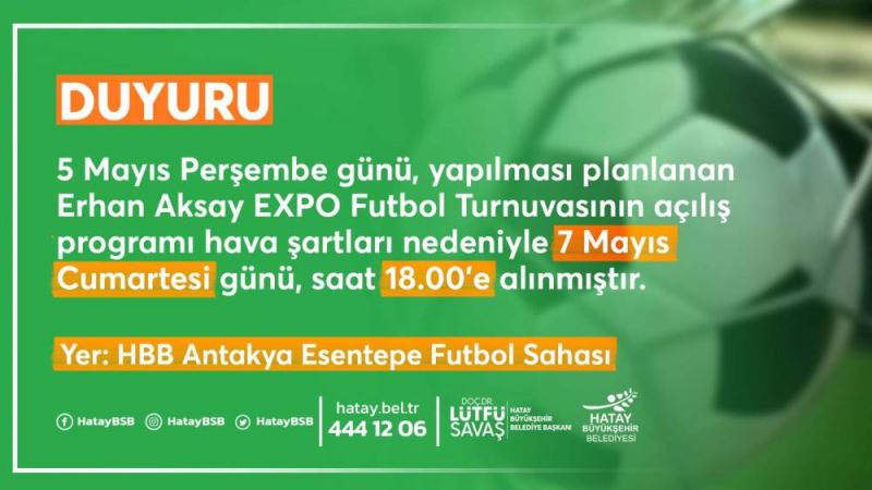 ERHAN AKSAY EXPO FUTBOL TURNUVASI
