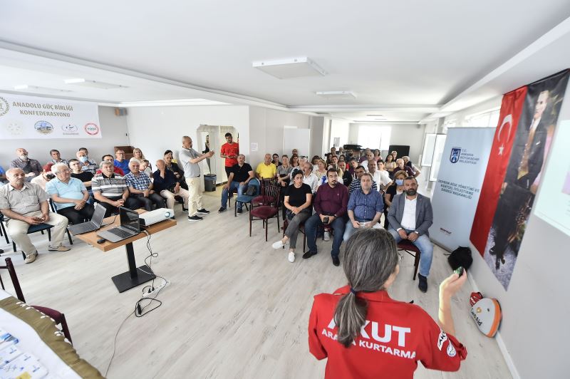 ABB’NİN AFET FARKINDALIK VE İLK YARDIM EĞİTİMLERİ DEVAM EDİYOR