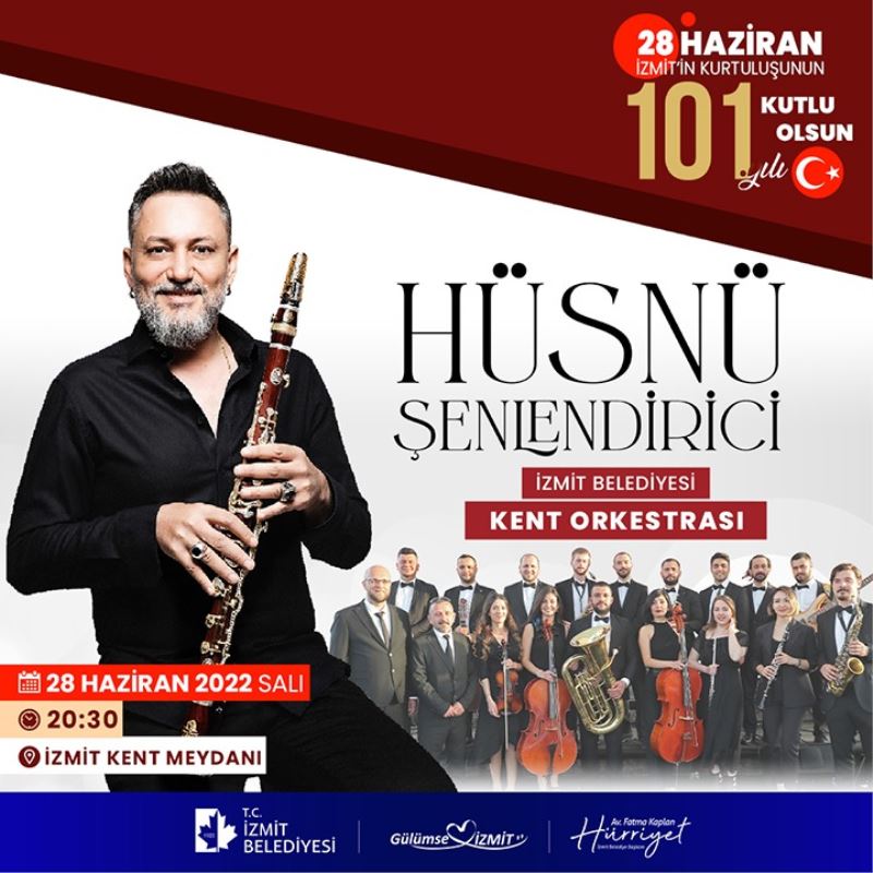 101’İNCİ YIL COŞKUSU YARIN HÜSNÜ ŞENLENDİRİCİ VE KENT ORKESTRASI İLE DORUĞA ULAŞACAK