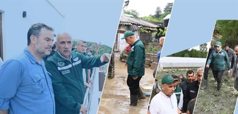 BAKAN KİRİŞCİ:  “EZİNE DERESİNDE YAPILAN ÇALIŞMALAR OLMASAYDI DAHA BÜYÜK BİR FELAKET YAŞANABİLİRDİ”