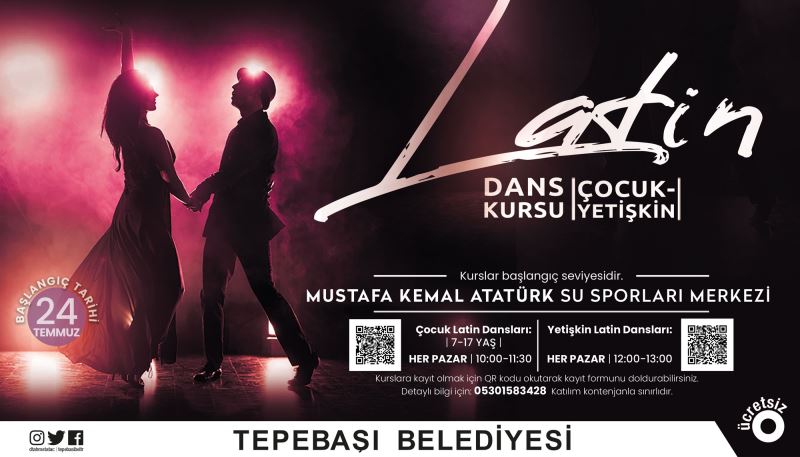 ÇOCUK VE YETİŞKİNLER İÇİN LATİN DANS KURSU BAŞLIYOR