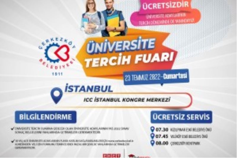 ÜNİVERSİTE ADAYLARINI TERCİH FUARINA GÖTÜRÜYORUZ