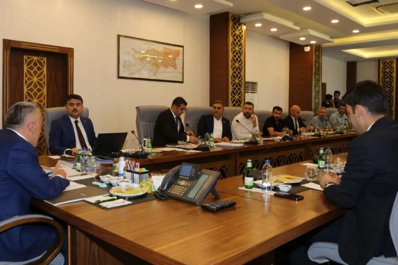 Şırnak Valimiz Sn. Osman Bilgin, OSB Müteşebbis Heyeti ile Toplantı Gerçekleştirdi.