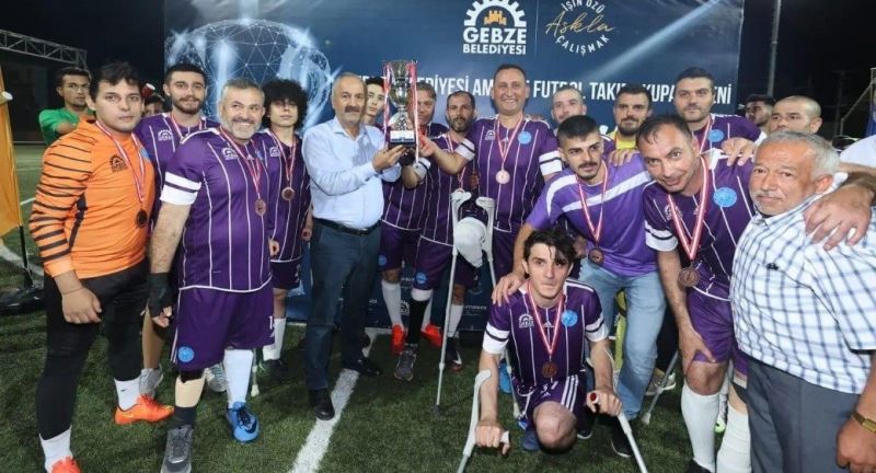 GEBZE AMPUTE TAKIMINDA 1. LİG COŞKUSU VE KUTLAMASI