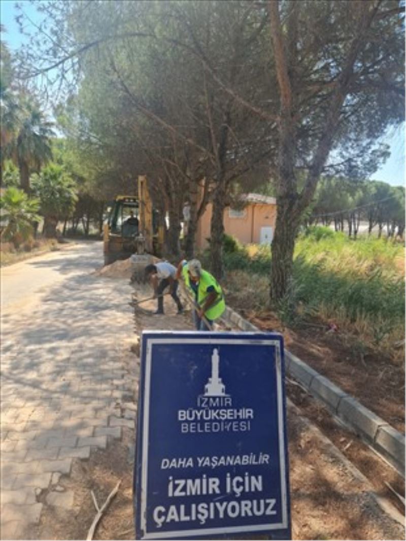 Menemen’de üst kaplama çalışmaları devam ediyor