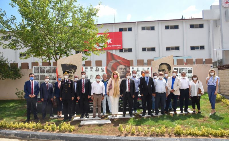 NİZAMİYE GİRİŞİ ATATÜRK DUVARI ÇALIŞMASININ AÇILIŞI YAPILDI