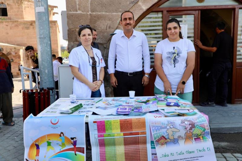 İncesu Toplum Sağlığı merkezimizin kurmuş olduğu Sağlıklı yaşam ve obeziteyle mücadele standımızı ziyaret ettik.