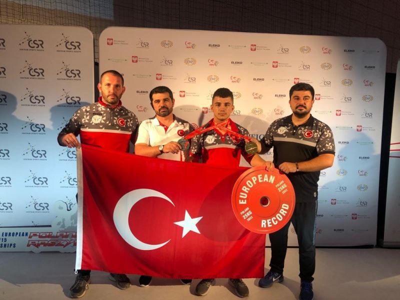 Sporcumuz Yaşar Karaca Halterde Avrupa Rekoru Kırarak Avrupa Şampiyonu Oldu