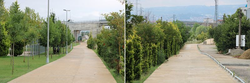 Kartepe yürüyüş ve bisiklet yolunda peyzaj çalışmasına başlanacak