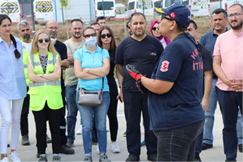 İtfaiye ve AFAD’dan İMES OSB’de tatbikat