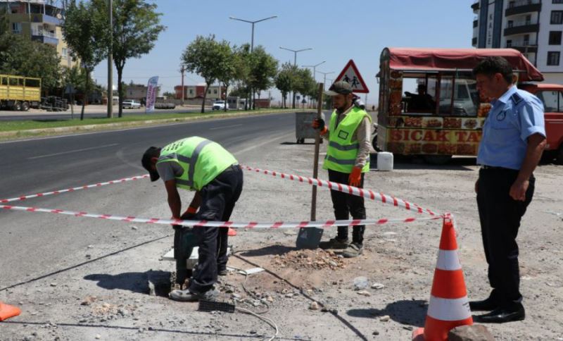 Büyükşehir’den Siverek’te Trafik Sinyalizasyon Çalışması