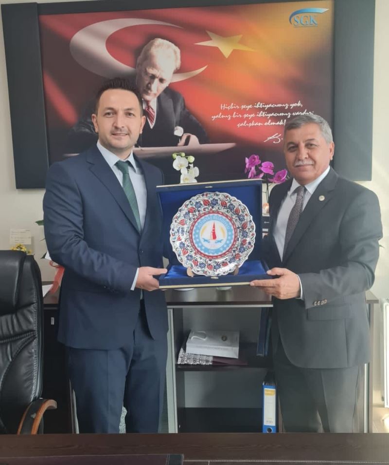 Sosyal Güvenlik İl Müdür Yardımcımıza Hayırlı Olsun Ziyareti...