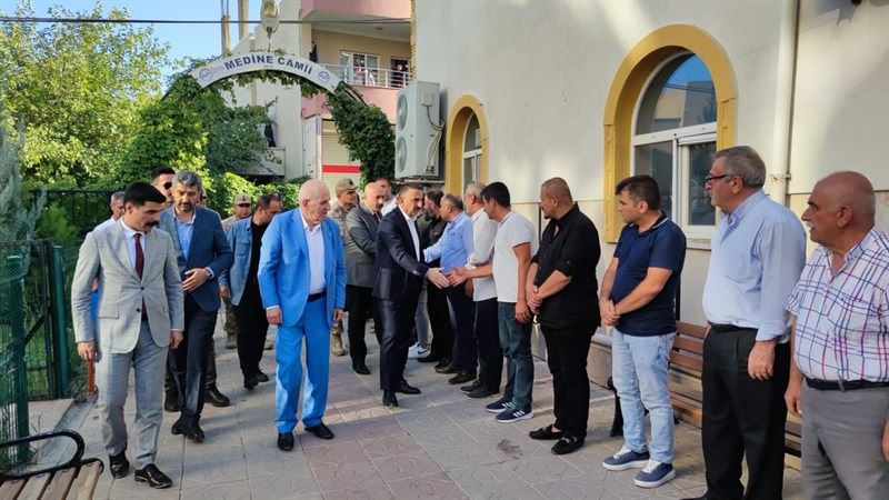 VALİ/BELEDİYE BAŞKAN V. HACIBEKTAŞOĞLU KURTALAN İLÇESİNDE TAZİYE ZİYARETLERİNDE BULUNDU