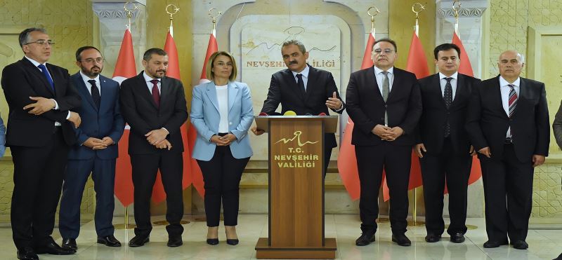 BAKAN ÖZER, NEVŞEHİR İL EĞİTİM DEĞERLENDİRME TOPLANTISI