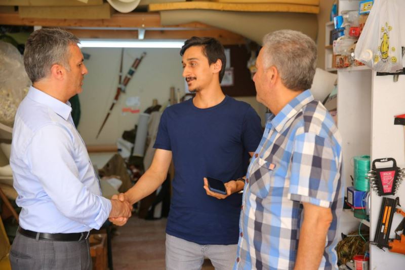 Başkanımız Kaşüstü Mahallemizde Esnaf Ziyareti Gerçekleştirdi