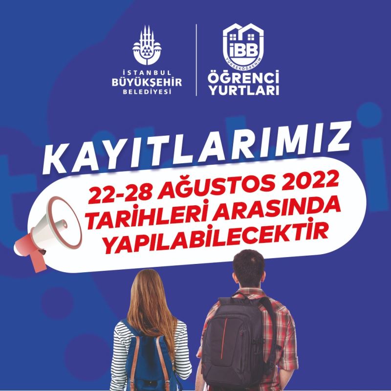İBB YURT BAŞVURULARI BAŞLIYOR