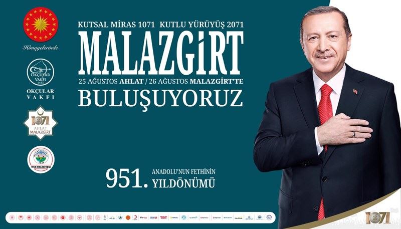 MALAZGİRT ZAFERİ’NİN 951. YILDÖNÜMÜNÜ KUTLUYORUZ.
