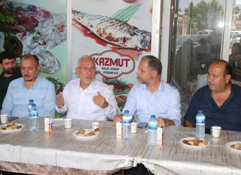 BELEDİYE BAŞKANIMIZ FATİH TOSYALI BALIKÇI ESNAFI İLE BİRARAYA GELDİ