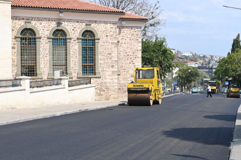 Mimar Sinan Caddesi’ne Süleymanpaşa Belediyesi dokunuşu