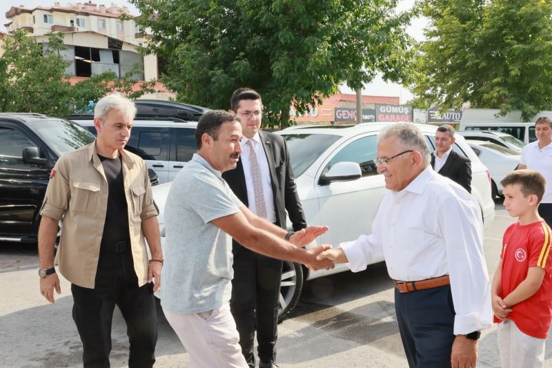 Büyükkılıç’tan Anadolu Oto Galericiler Sitesi’ne Ziyaret