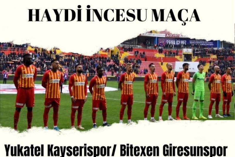 Haydi İNCESU Maça...