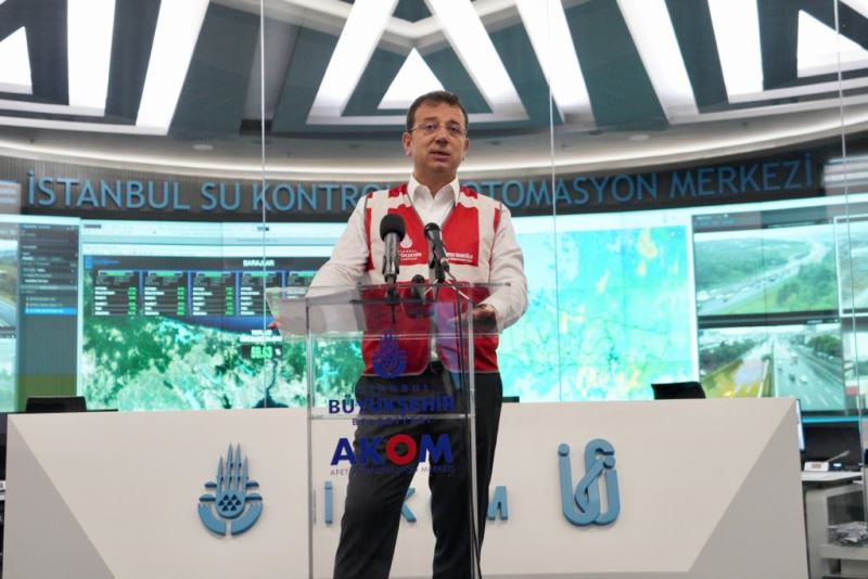 İMAMOĞLU:“YAĞIŞLAR BUGÜN VE YARIN DEVAM EDECEK”