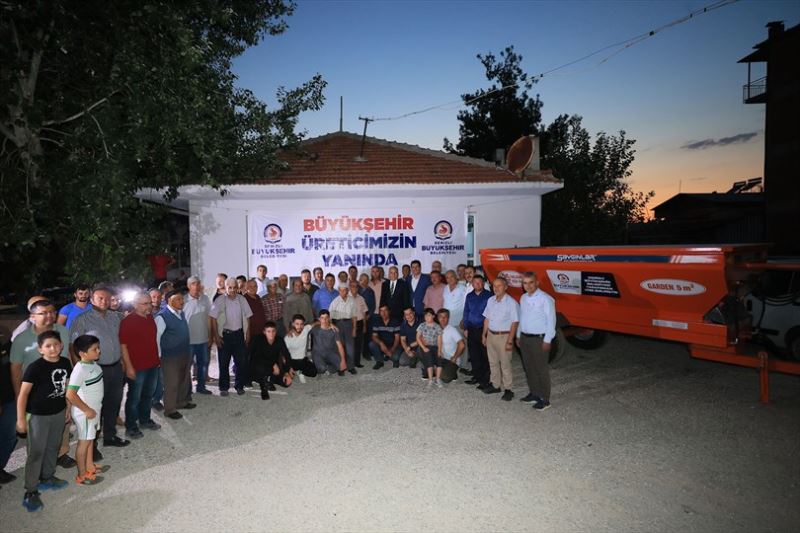 Büyükşehir’den üreticiye bir destek daha