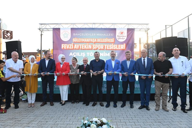 Fevzi Aytekin Spor Tesisleri törenle hizmete girdi