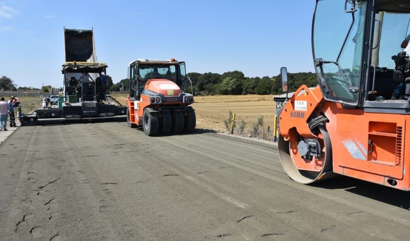 KAPAKLI YANIKAĞIL İLE ERGENE VELİMEŞE BAĞLANTISINDA BETON YOL ÇALIŞMALARI TAMAMLANDI
