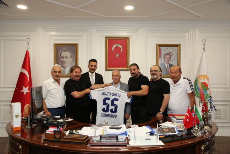 KARASAMSUNSPOR KULÜBÜNDEN  TEŞEKKÜR ZİYARETİ