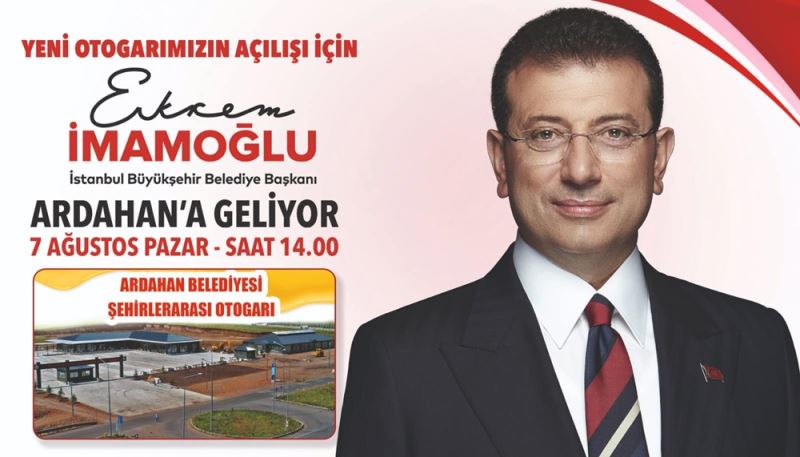 İBB BAŞKANI EKREM İMAMOĞLU, FESTİVALDE YENİ ARDAHAN OTOGARININ AÇILIŞINI YAPACAK