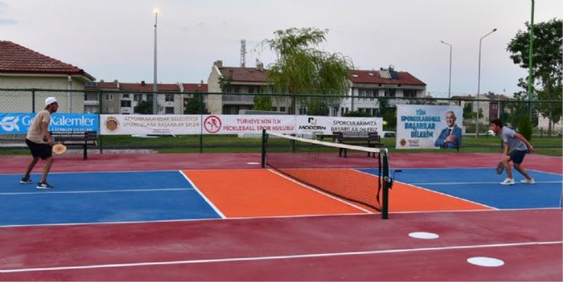SPOR ŞEHRİ AFYON´DA PİCKLEBALL TÜRKİYE TURNUVASI BAŞLADI