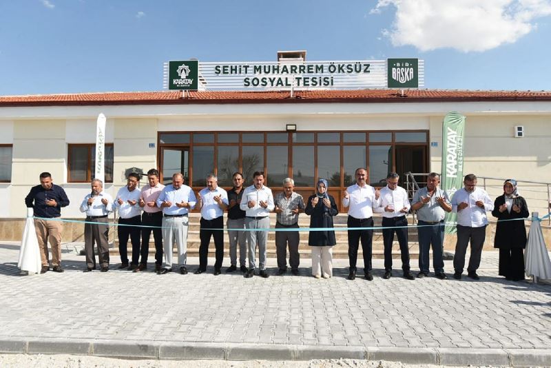 DİVANLAR ŞEHİT MUHARREM ÖKSÜZ SOSYAL TESİSİ AÇILDI