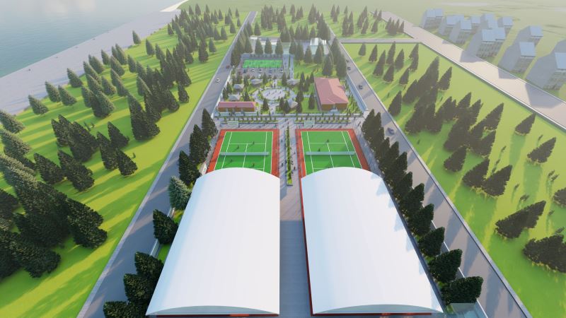 Gençlik Merkezi ve Uluslararası Standartlarda Tenis Kortları