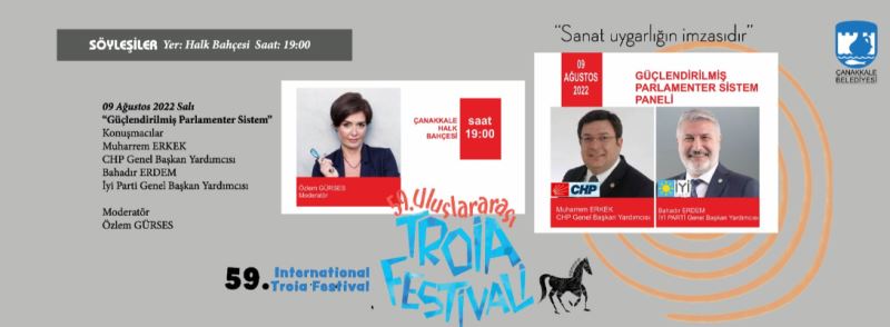 Erkek ve Erdem “Güçlendirilmiş Parlamenter Sistem”i Konuşacak