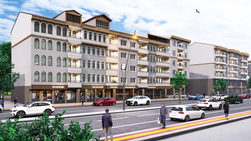 Aydınlık Caddesine Modern Tasarım