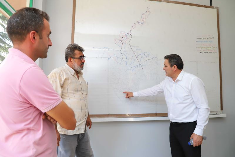 2 Etap Çobanlar Seyitler Modern Basınçlı Kapalı Sulama Sistemi Çalışmaları Tüm Hızıyla Devam Ediyor
