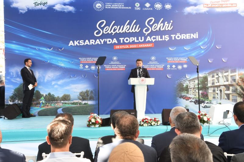 BAKAN MURAT KURUM VE GENEL BAŞKAN YARDIMCISI VEDAT DEMİRÖZ TOPLAM 500 MİLYON TL DEĞERİNDEKİ 24 PROJENİN AÇILIŞINI GERÇEKLEŞTİRDİ