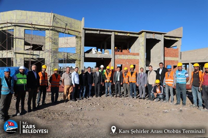 Vali/Belediye Başkan Vekili Sayın Türker Öksüz, Kars Şehirler Arası Otobüs Terminalinde İncelemelerde bulundu…