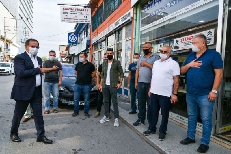 Başkan Demir sanayi esnafı ile buluştu