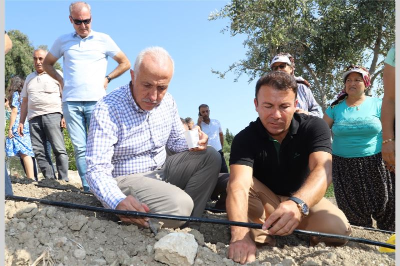 ŞEVKETİ BOSTAN TOHUMLARI TOPRAKLA BULUŞTURULDU