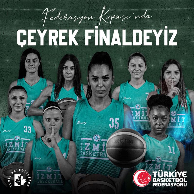İZMİTLİ PERİLER FEDERASYON KUPASINDA ÇEYREK FİNALDE!