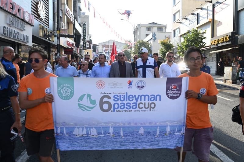 6. Uluslararası Süleymanpaşa CUP Yelken Yarışları kortejle başladı