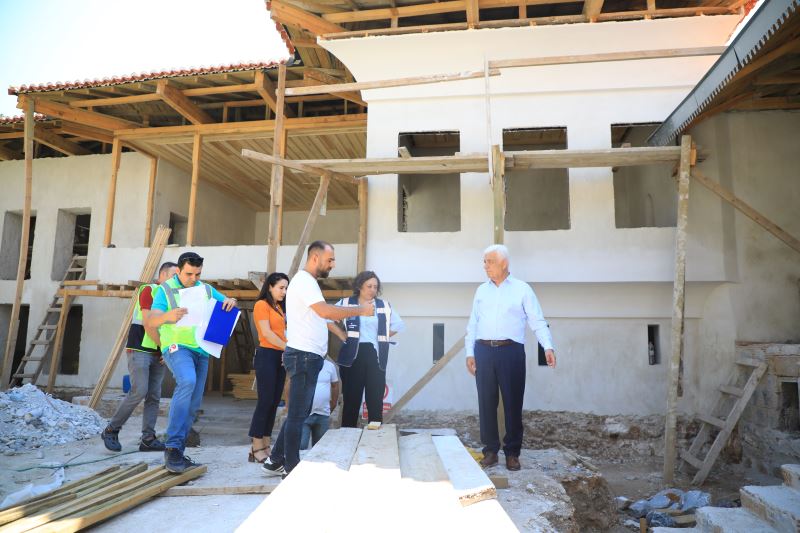 Ağa Bahçesi Konağı’nda çalışmalar yüzde 80 tamamlandı