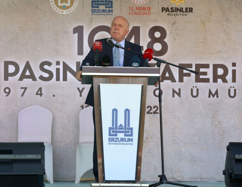 PASİNLER ZAFERİ’NİN 974. YIL DÖNÜMÜ ERZURUM’DA COŞKUYLA KUTLANDI