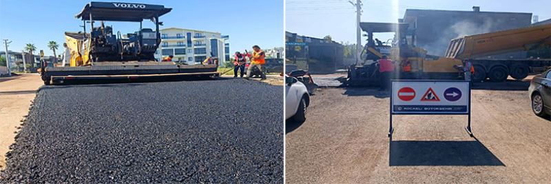 Büyükşehir’den Kartepe’de üstyapı atağı