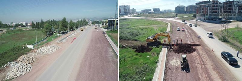 Kartepe Altunhisar ve Keser  Caddelerinde üst yapıya başlandı