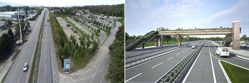 Ormanya’ya yaya üstgeçidi yapımına başlandı