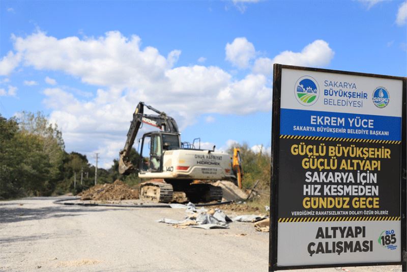 Müezzinler Mahallesi’nin altyapı hattı üstyapı çalışmalarından önce yenileniyor