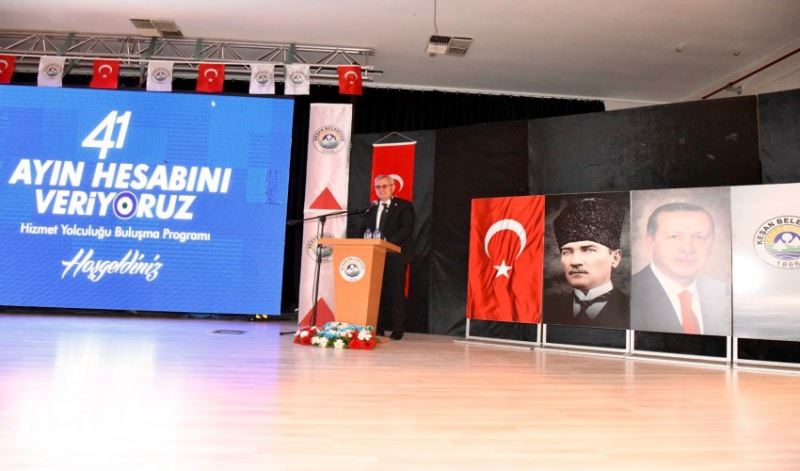 Belediye Başkanı Mustafa Helvacıoğlu, 41 ayın hesabını verdi